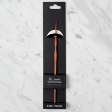 La Mia Rosewood 2 mm 15.5 cm Ahşap Yün Tığ