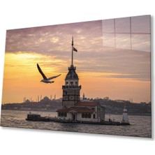 Kız Kulesi Cam Tablo