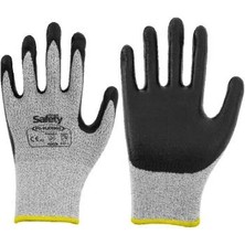 Max Safety FOFLEX-500-8 No 8 Cut3 Astarlı Köpük Nitril Kaplı Kesilmeye Dirençli Iş Eldiveni