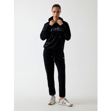 Guess Couture Kadın Siyah Aktif Sweatshirt V4RQ25K0232-JBLK