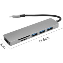 Airsky HC74C 6 In 1 Hdmı Çevirici