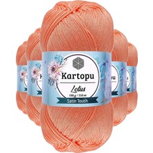 Kartopu 5 Adet Lotus Bikini Büstiyer Bluz Örgü İpi  K218 Somon