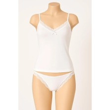 Luneria Kadın Dantel Detaylı Atlet Külot Takım