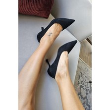 10 1109 Topukla Kadın Kadeh Topuklu 8 cm Topuklu Stiletto Ayakkabı