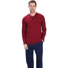 Over Sleep 2105 Erkek Büyük Beden Pijama Takım