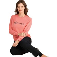 Rozalinda 3905 Kadın Kışlık O-Yaka Pijama Takım