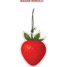 Çilek Tasarımlı Araç Içi Kokusu & Dekoratif Oto Kokusu Aksesuarı ve Araba Kokusu