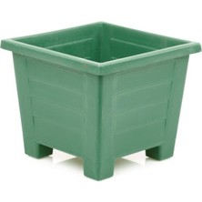 Omnipazar  SY-5847 Dekoratif Plastik Kare Ayaklı Saksı 15 Litre No 4