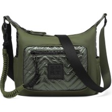 Parlak Kumaş Çapraz Askılı Kadın Postacı Çantası 3251