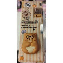 Capybara Figürlü 3 Bölmeli Kalemtraşlı Sukuşi Model Kalem Kutusu AD46461