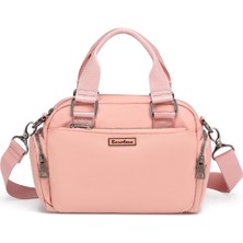 21K Barcelona Saten Kumaş Elden Tutmalı Postacı Kadın Çantası