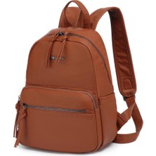 Yıkama Deri Sırt Askılı Kadın Çantası 21K Barcelona 1923