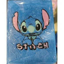 A5 Boyutunda Stitch Figürlü Peluş Çizgili Çok Amaçlı Defter AD54887