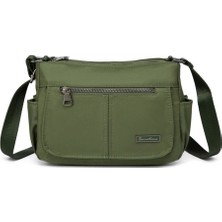 Saten Yumuşak Kumaş  Postacı Kadın Çantası Şık ve Zarif Hafif Malzeme