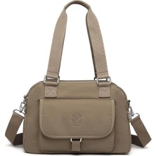 Krinkıl Kumaş Kadın El- Kol Çantası Suya Dayanıklı Çok Gözlü