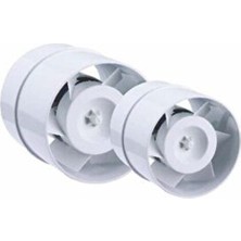 Güçtay GPK15 150LIK Kanal Tipi Banyo Tuvalet Havalandırma Fanı 300M3 Beyaz Renk ile Etkili Hava Akışı