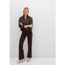 Mavi Kahverengi Örme Pantolon 1010968-70236