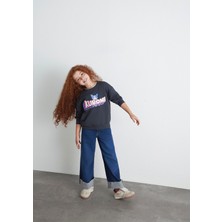 Mavi Kuromi Baskılı Antrasit Sweatshirt 7S10139-70087