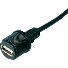 USB A Yeşil Konnektör, Açık Uçlu Kablo, 1 Metre