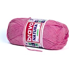 Natura %100 Koton Iplik 100 Gram 200 Metre (Renk Kodu:403) Şeker Pembe