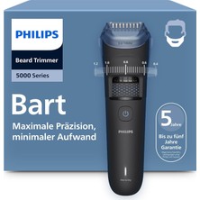 Philips Yeni 5000 Serisi Sakal Tıraş Makinesi BT5765/15 – Akıllı Sakal Yoğunluğu Algılama, Su Geçirmez, Vakumlu Sakal Toplama Haznesi