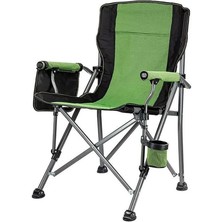 Madfox Roxy Katlanır Kamp Sandalyesi Yeşil-Siyah