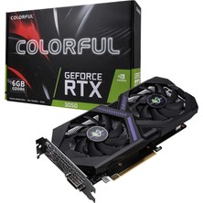 Colorful Igame Geforce Rtx 3050 Ultra 6 Gb Gddr6 96BIT (6gb V4-V) Gaming (Oyuncu) Ekran Kartı