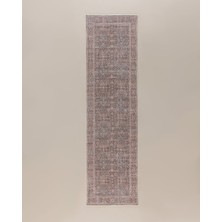 Madame Coco Faurel Mandala Halı - Kahverengi - 80X300 cm