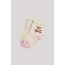Bg Store Kız Bebek Desenli Çorap