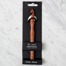 La Mia Rosewood 12 mm 15.5 cm Ahşap Yün Tığ