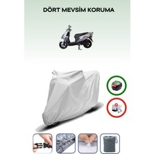 Breen Falcon Mocco 50 Gri Motosiklet Brandası Arka Çanta Uyumlu