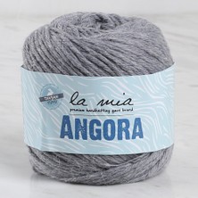 La Mia Angora 50GR Gri El Örgü Ipi - L134 - 33809