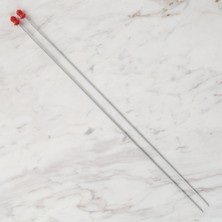 Loren Crafts 2,5 mm 35 cm Klasik Alüminyum Örgü Şi