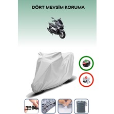 Breen Apec Apx5 Gri Motosiklet Brandası Arka Çanta Uyumlu