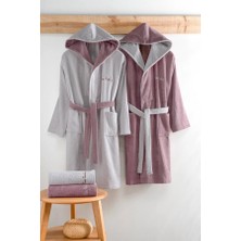 Pierre Cardin 4'lü Aile Seti Hoodie Mürdüm-Gri