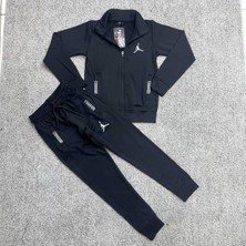 Çocuk Jordon Dalgıç Kumaş Eşofman Takımı