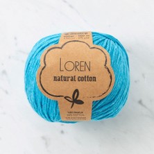 Loren Natural Cotton Turkuaz El Örgü Ipi - R091 - 33923
