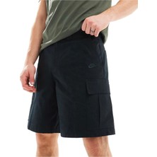 Club Woven Cargo Short Siyah Erkek Şort