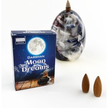 Darshan Incense Moon Dreams Geri Akış (Back Flow) Tütsü 10 Adet 1 Adet