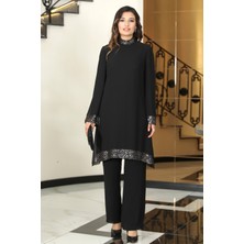 Şifon Umay Büyük Beden Tesettür Takım