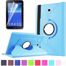 Galaxy Tab 3 Lite 7.0 T110  Uyumlu Ata Dönebilen Standlı Kılıf-Mavi
