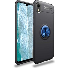 Huawei Y5 2019 Kılıf Ata Ravel Silikon Kapak-Siyah-Mavi
