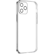 iPhone 12 Pro Max Kılıf Ata Krep Kapak-Renksiz