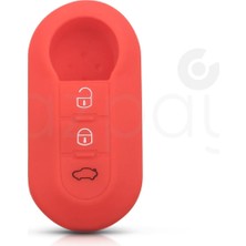 Fiat 500 Doblo Fiorino Punto Ducato Bravo Panda Silikon Anahtar Kılıfı