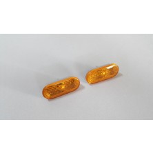 2 x Vw Polo 6n2 1999-2001 Çamurluk Sinyali Turuncu