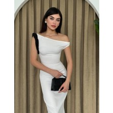 Jovani Omuz Detaylı Elbise