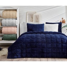 Özdilek Kemik Nova Yorgan (Yastıksız) Sherpa Battaniye Dokulu Çift Kişilik (195X215)