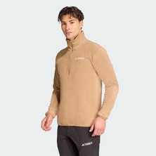adidas Multi Essentials Erkek Bej Dik Yaka Sweatshirt