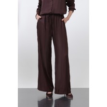 Puane Kadın 32259 Saten Belden Bağlamalı Pantalon