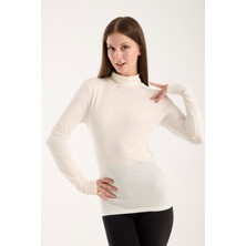 Kadın Balıkçı Yaka Ince Triko Bluz – Esnek ve Yumuşak Doku 3012